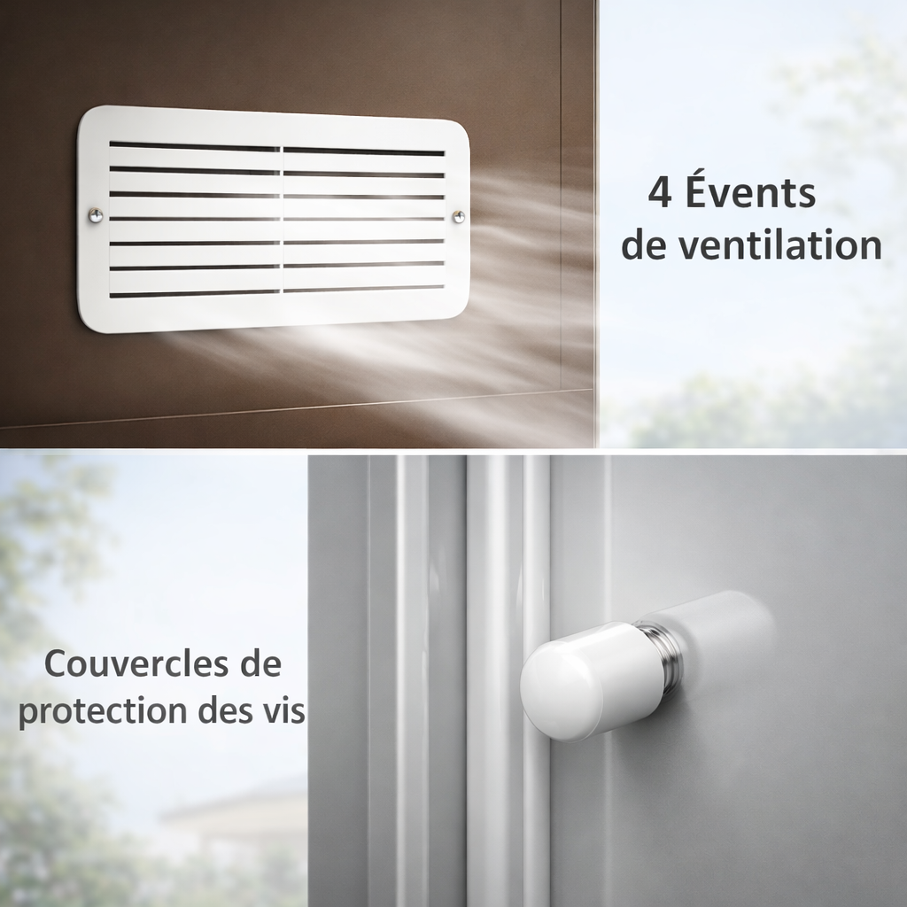 Abri de Jardin 2,5 m² en Acier 213 x 130 x 185 cm Doubles Portes Coulissantes