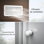 Abri de Jardin 2,5 m² en Acier 213 x 130 x 185 cm Doubles Portes Coulissantes