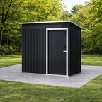 Abri de Jardin en Métal 163 x 86 cm avec Porte Coulissante Verrouillable